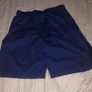 Men’s Nike Dri-Fit Shorts Size XL Blue/Black